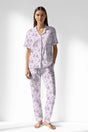 Woman Polyviscon Lunaris Buttoned Pyjama Set - ROTASYON - Image 1
