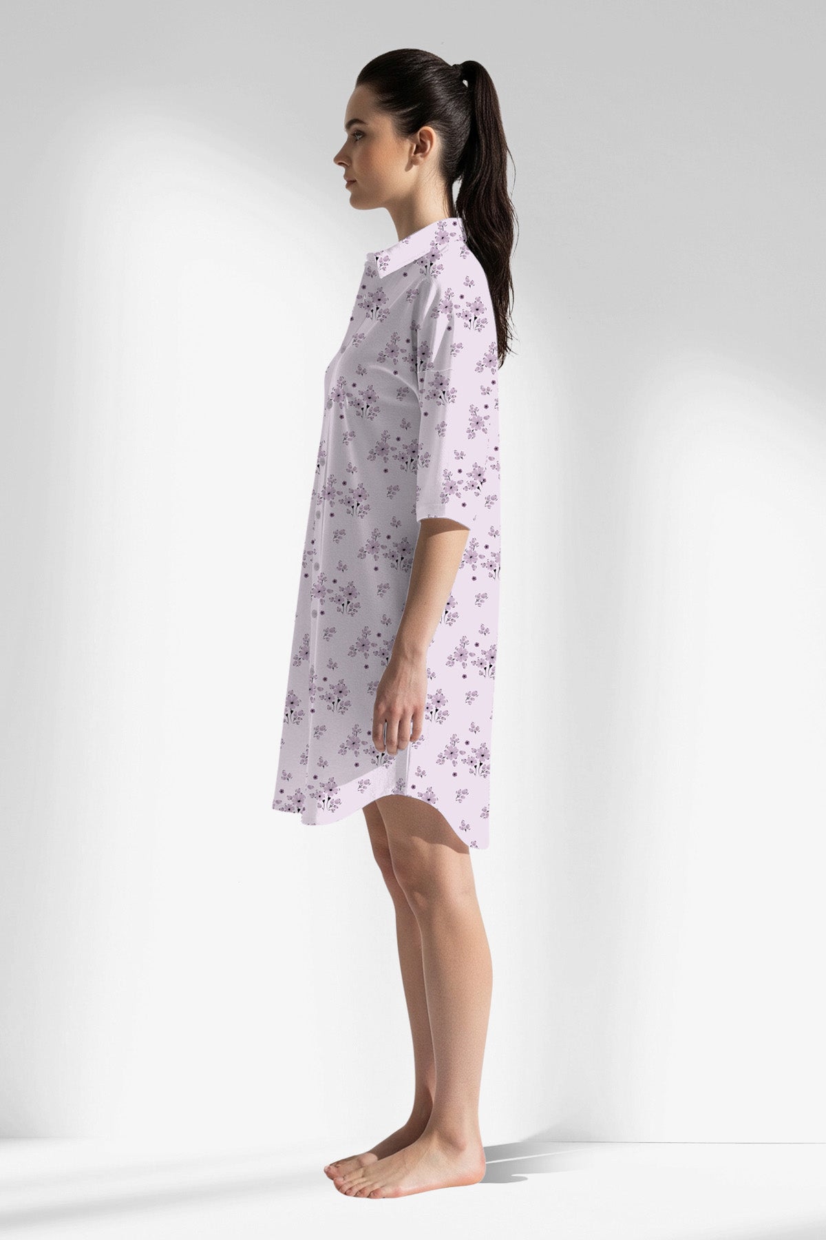 Woman Polyviscon Lunaris Shirt Tunic - ROTASYON - Image 2
