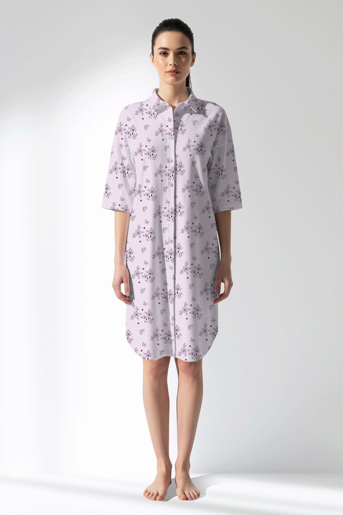 Woman Polyviscon Lunaris Shirt Tunic - ROTASYON - Image 1