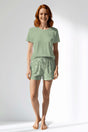 Woman Polyviscon Mirale Short Set - METRAJ ZEMIN - Image 1