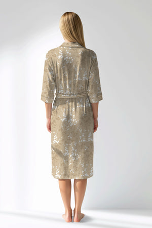 Woman Polyviscon Orlena Dressing Gown - ROTASYON - Image 3