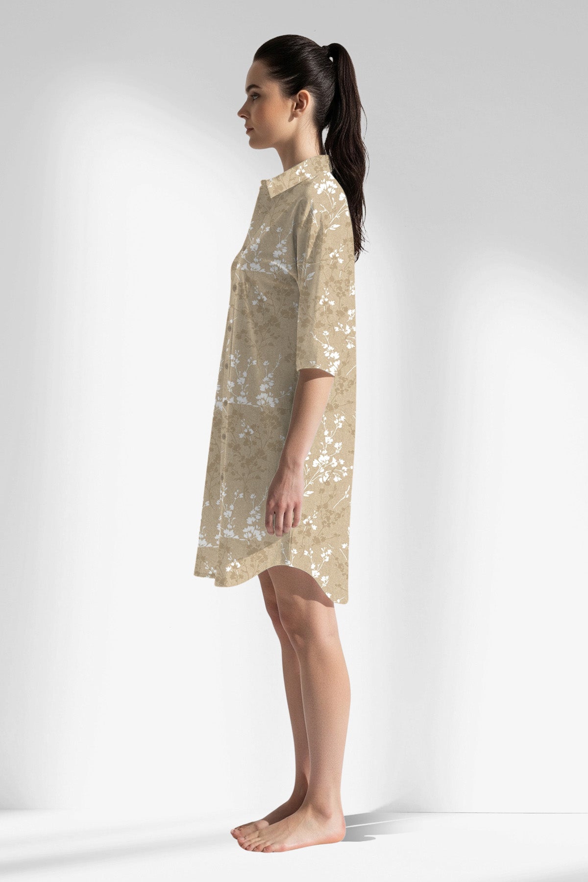 Woman Polyviscon Orlena Shirt Tunic - ROTASYON - Image 2