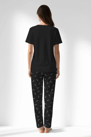 Woman Polyviscon Ritmica Pyjama Set - METRAJ ZEMIN - Image 3