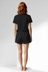 Woman Polyviscon Ritmica Short Set - METRAJ ZEMIN - Image 3
