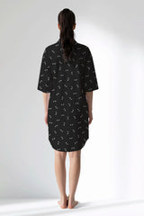 Woman Polyviscon Ritmica Shirt Tunic - ROTASYON - Image 3