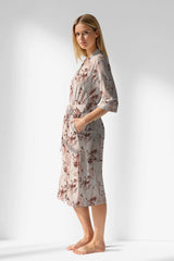 Woman Polyviscon Selvine Dressing Gown - ROTASYON - Image 2