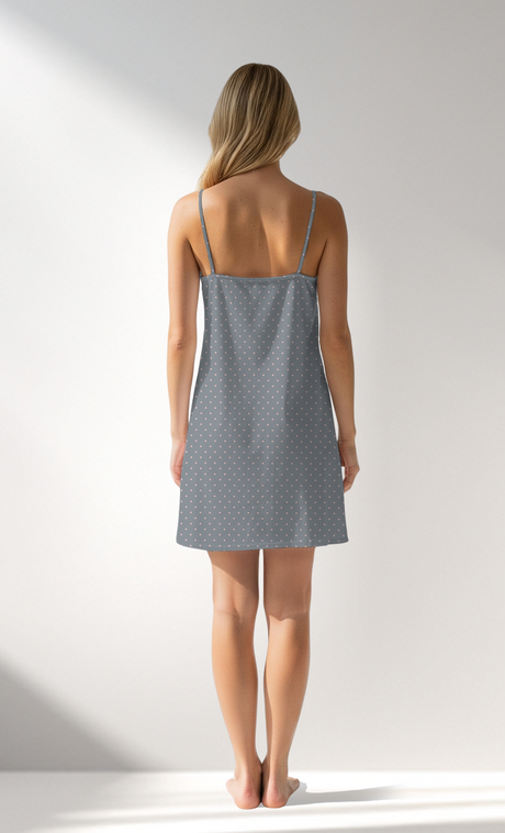 Woman Supreme Polka Tunic - A-ROTASYON (GRI ZEMIN) - Image 3