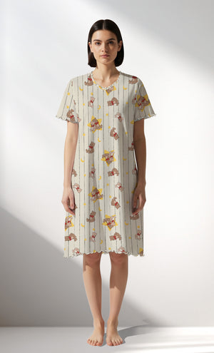 Woman Supreme Bear Short Sleeve Tunic - ROTASYON - Image 3