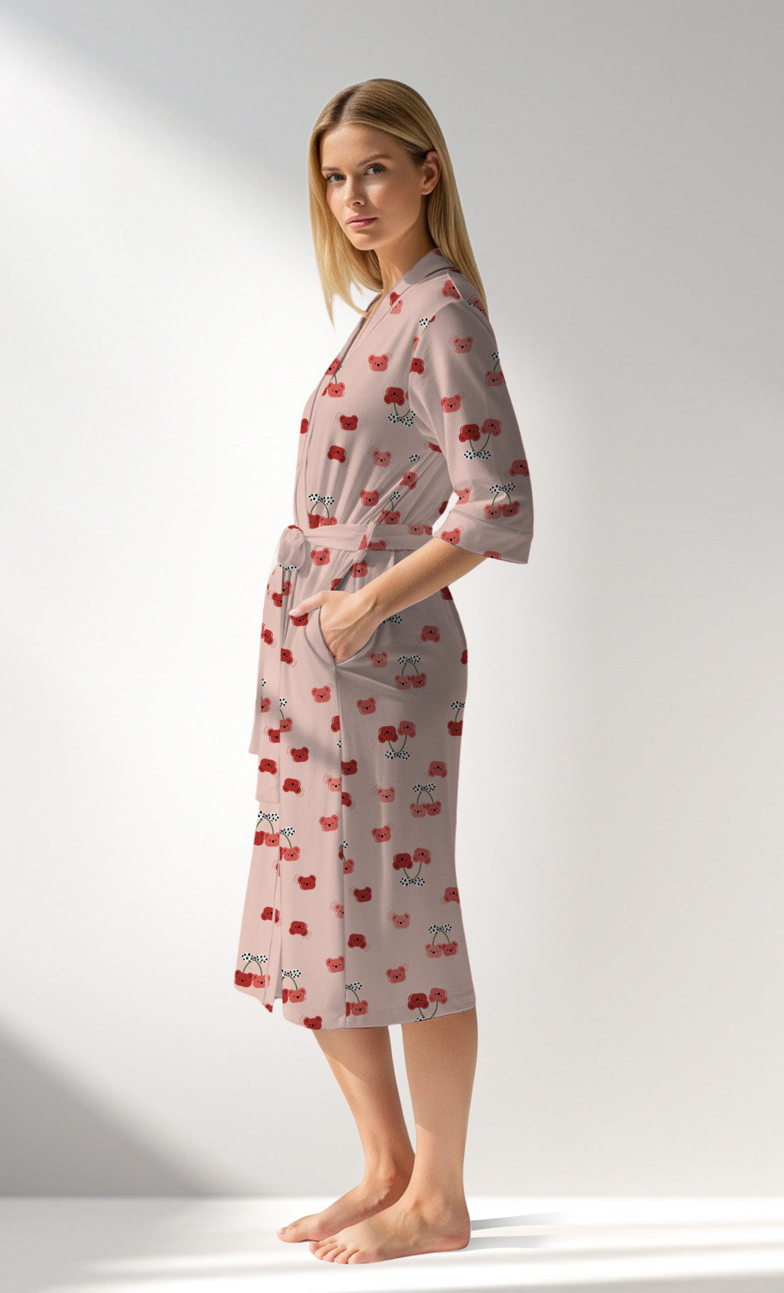 Woman Supreme Cherrybear Dressing Gown - ROTASYON - Image 2