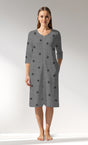 Woman Supreme Supernova Home Dress - A-ROTASYON (GRI ZEMIN) - Image 1