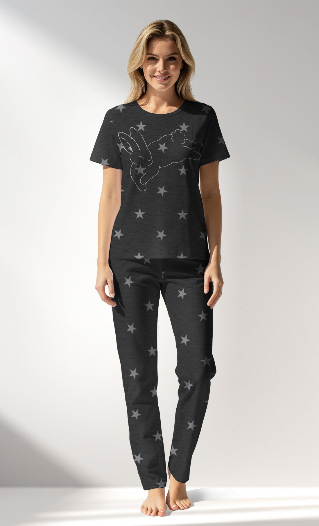 Woman Supreme Supernova Pyjama Set - B-ROTASYON (FUME ZEMIN) - Image 1