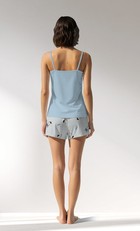 Woman Supreme Sleeclub Thin Strap Short Set - A-13-4210 - Image 3
