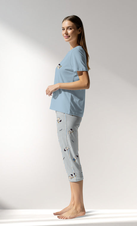 Woman Supreme Sleeclub Capri Set - A-13-4210 - Image 2