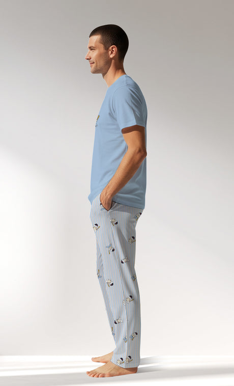 Man Supreme Gamenight Short Sleeve Pyjama Set - A-13-4210 - Image 2