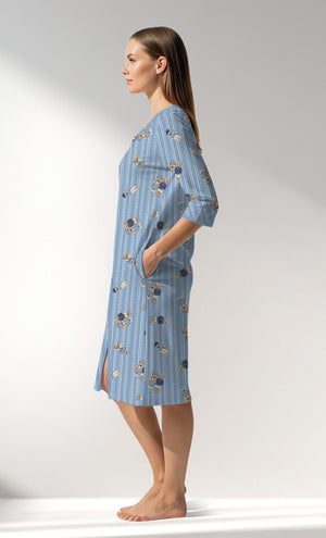 Woman Supreme Polobear Pocket Detail Home Dress - ROTASYON - Image 2