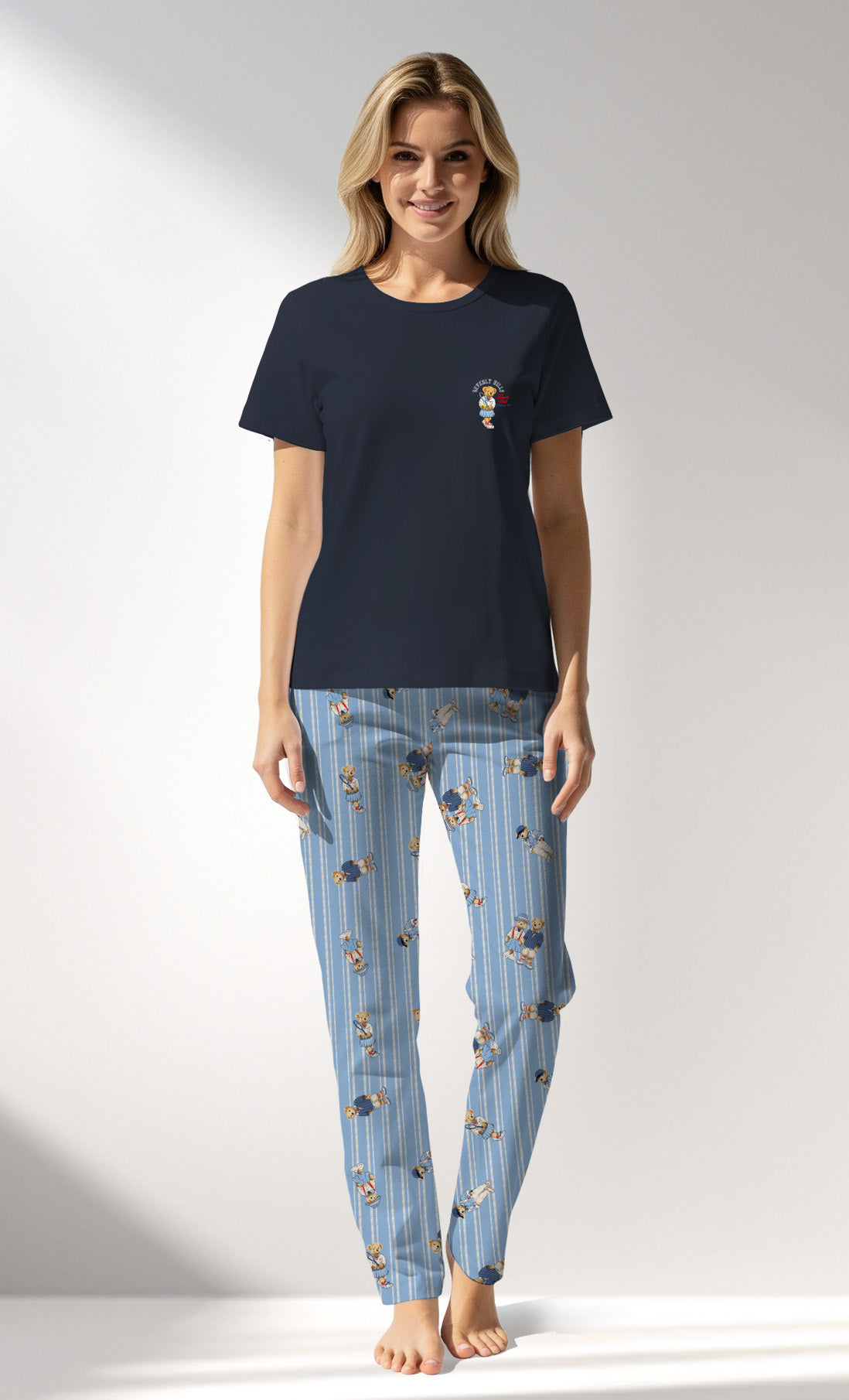 Woman Supreme Polobear Pyjama Set - B-19-3923 - Image 1