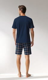 Man Supreme NewVision Short Set - A-LACIVERT - Image 3