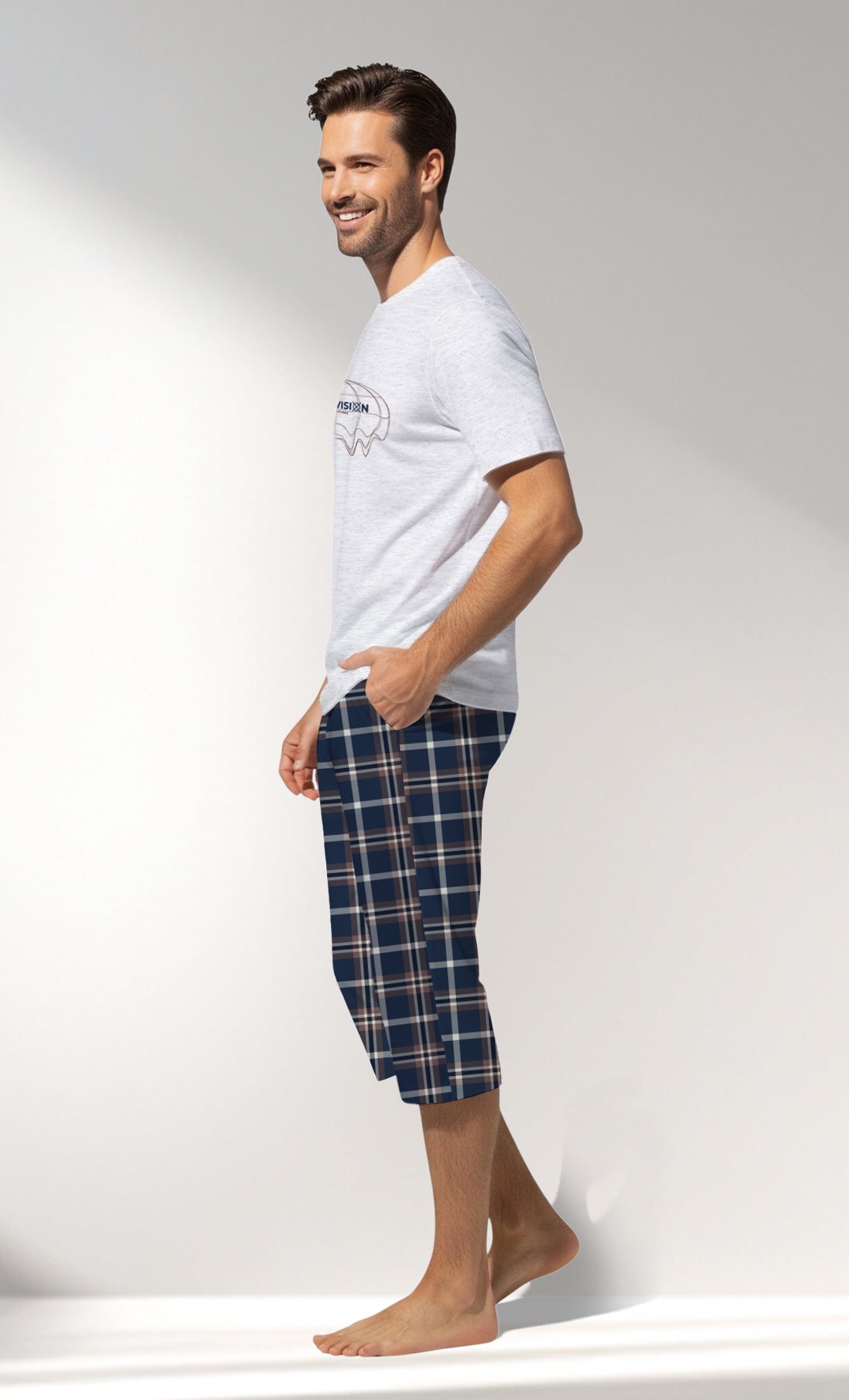 Man Supreme NewVision Capri Set - B-KAR MELANJ - Image 2