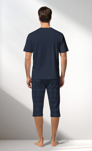 Man Supreme BeachClub Capri Set - A-LACIVERT - Image 3
