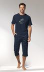 Man Supreme BeachClub Capri Set - A-LACIVERT - Image 1