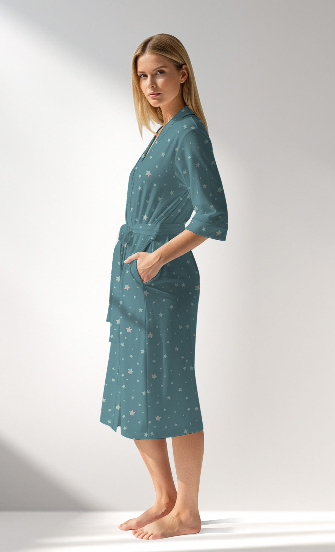 Woman Supreme ForestStars Dressing Gown - ROTASYON - Image 2