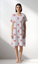 Woman Supreme Crabbing Short Sleeve Tunic - ROTASYON - Image 1
